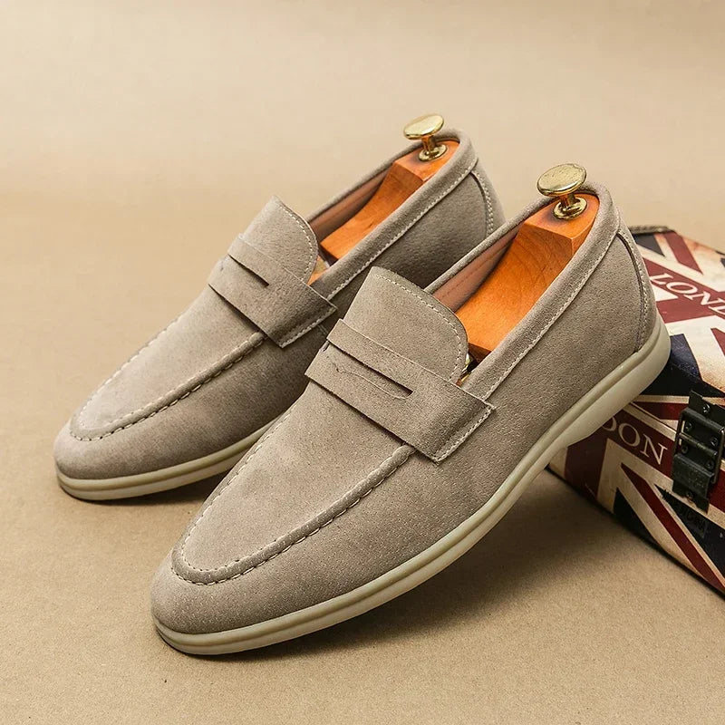 Heren Casual Schoenen Suède Loafers 1
