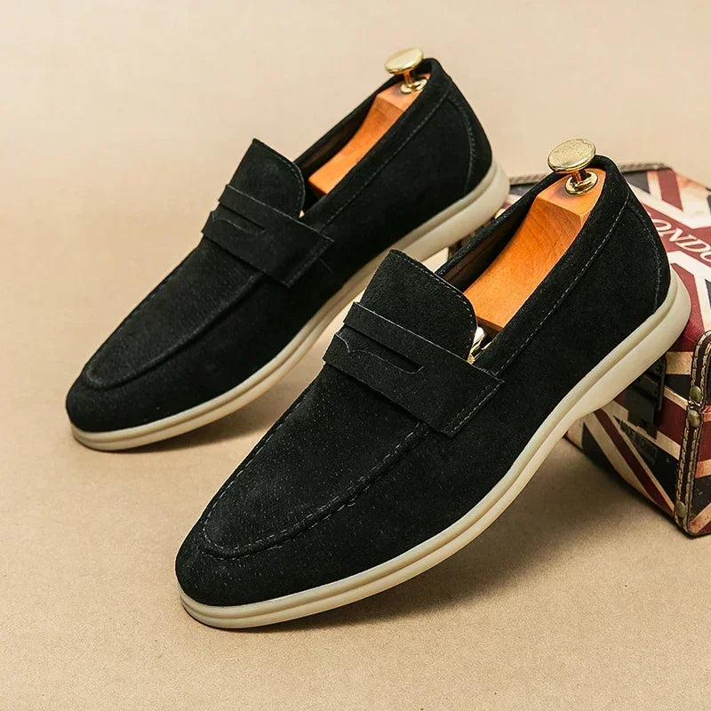 Heren Casual Schoenen Suède Loafers 6