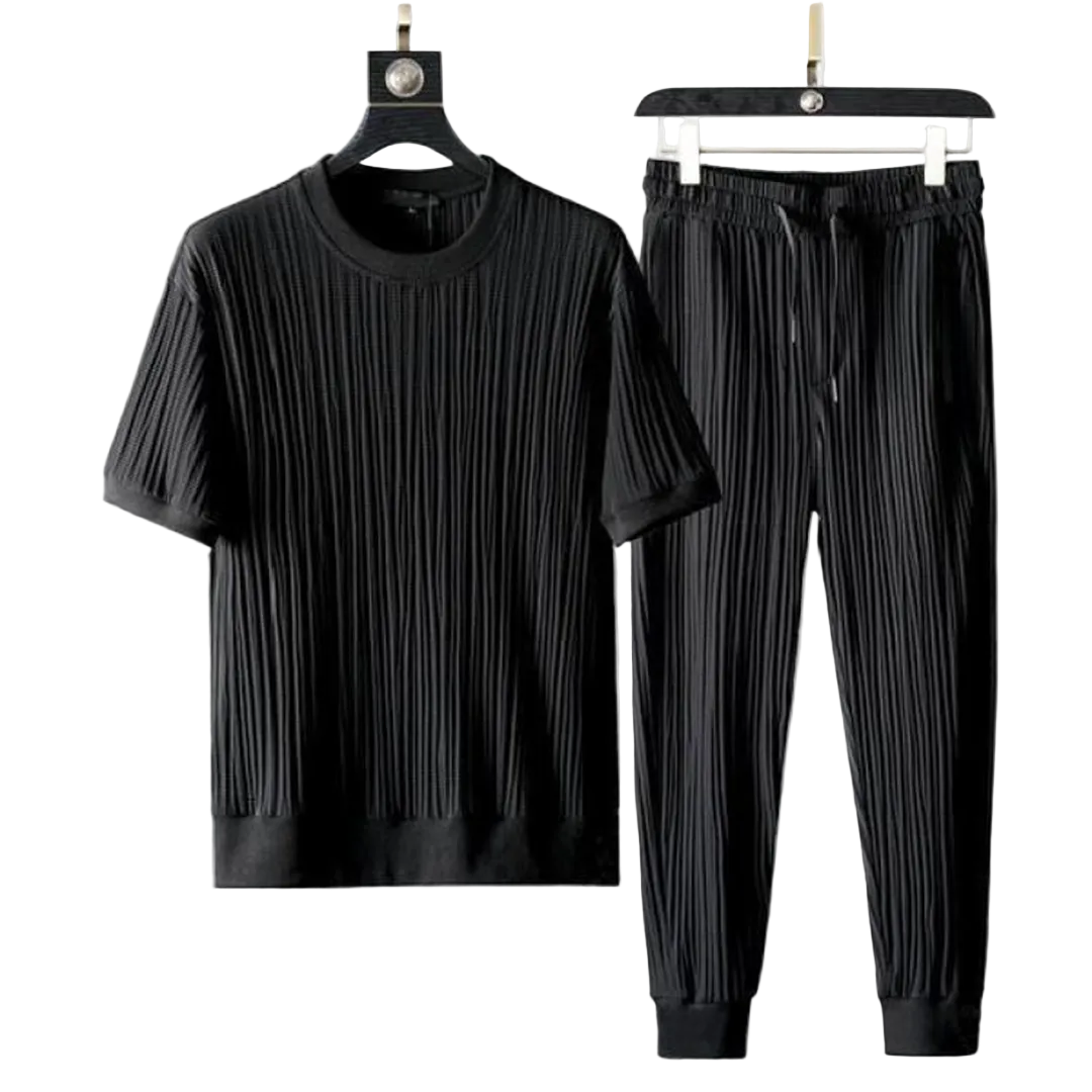 Heren Casual Set Relaxed O-hals 0