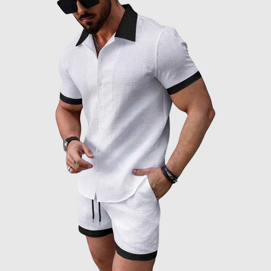 Heren Casual Sport Set Korte Mouwen 1