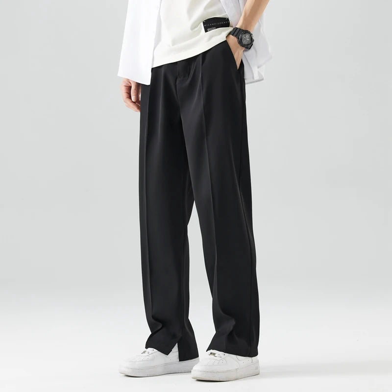 Heren Chill Mode Broek Met Wijde Pijpen 1
