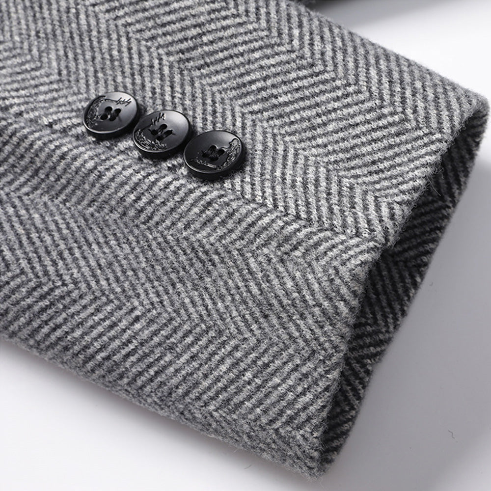 Heren Chore-jas met Kraag en Knoopsluiting 7