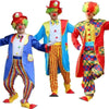 Heren Clown Kostuum Bodysuit voor Optredens en Feestdagen 1