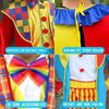 Heren Clown Kostuum Bodysuit voor Optredens en Feestdagen 5