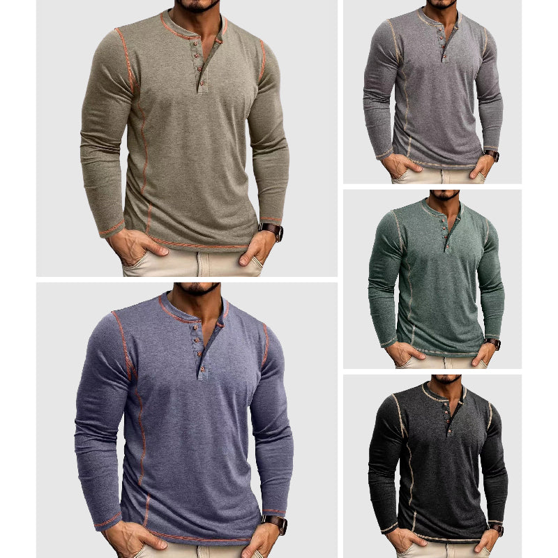 Heren Comfort Shirt Casual Stijl 5