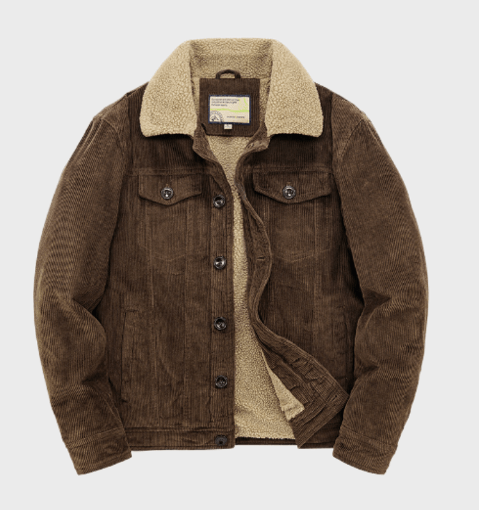 Heren Corduroy Jack met Sherpa Voering 3