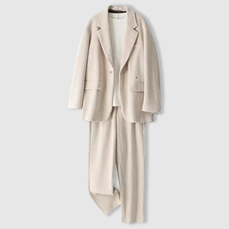 Heren Corduroy Pak met Blazer en Broek 3