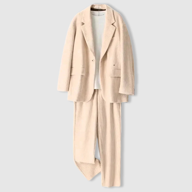 Heren Corduroy Pak met Blazer en Broek 4