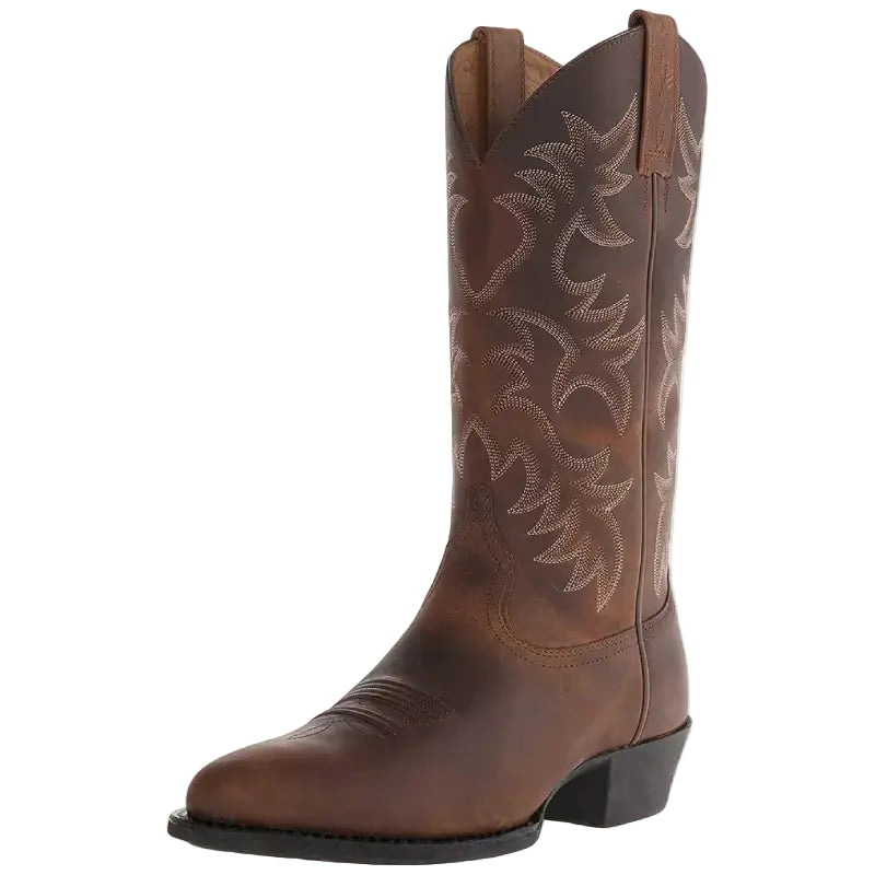 Heren Cowboylaarzen Westernstijl Imitatieleer Bruin 0