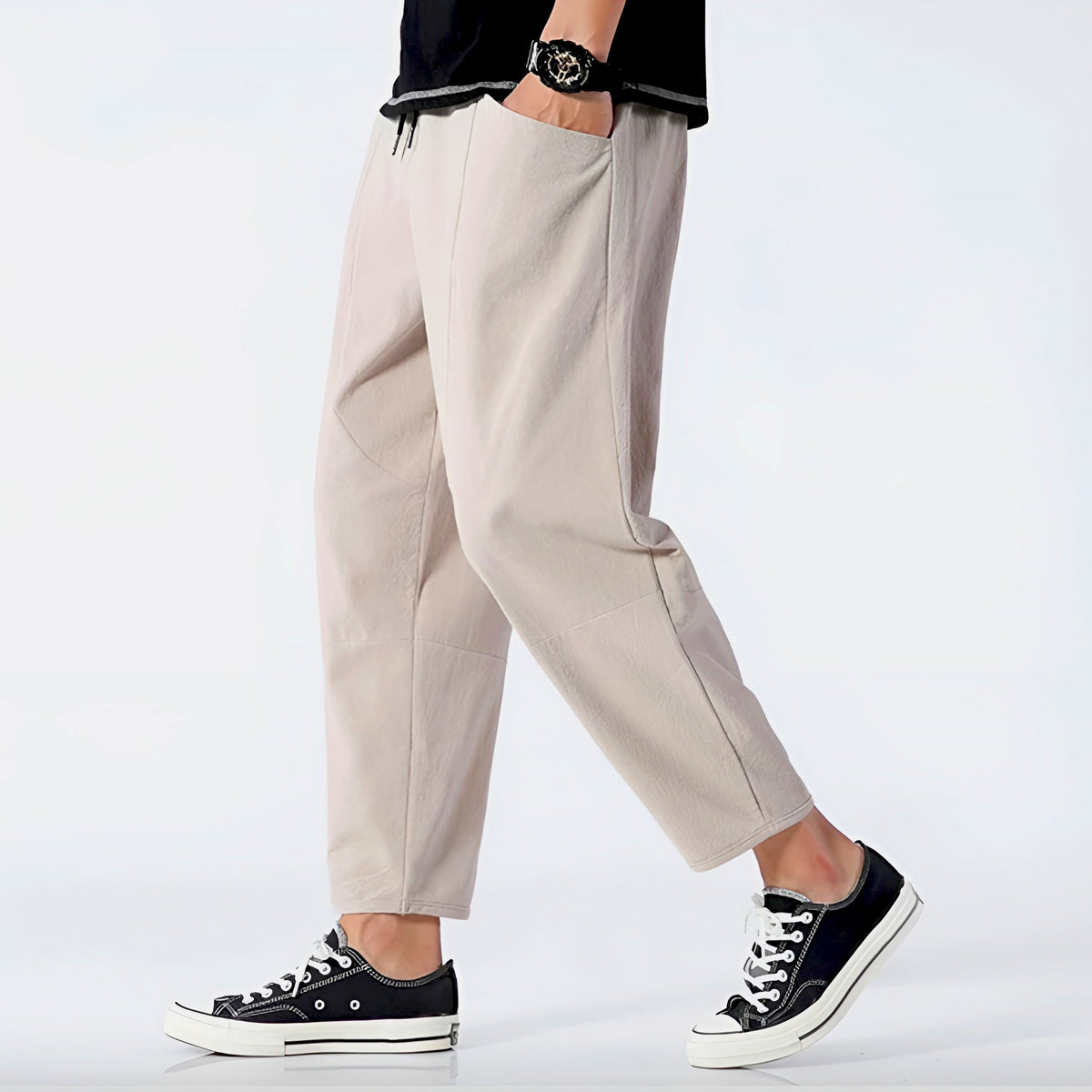 Heren Cropped Broek Casual 10