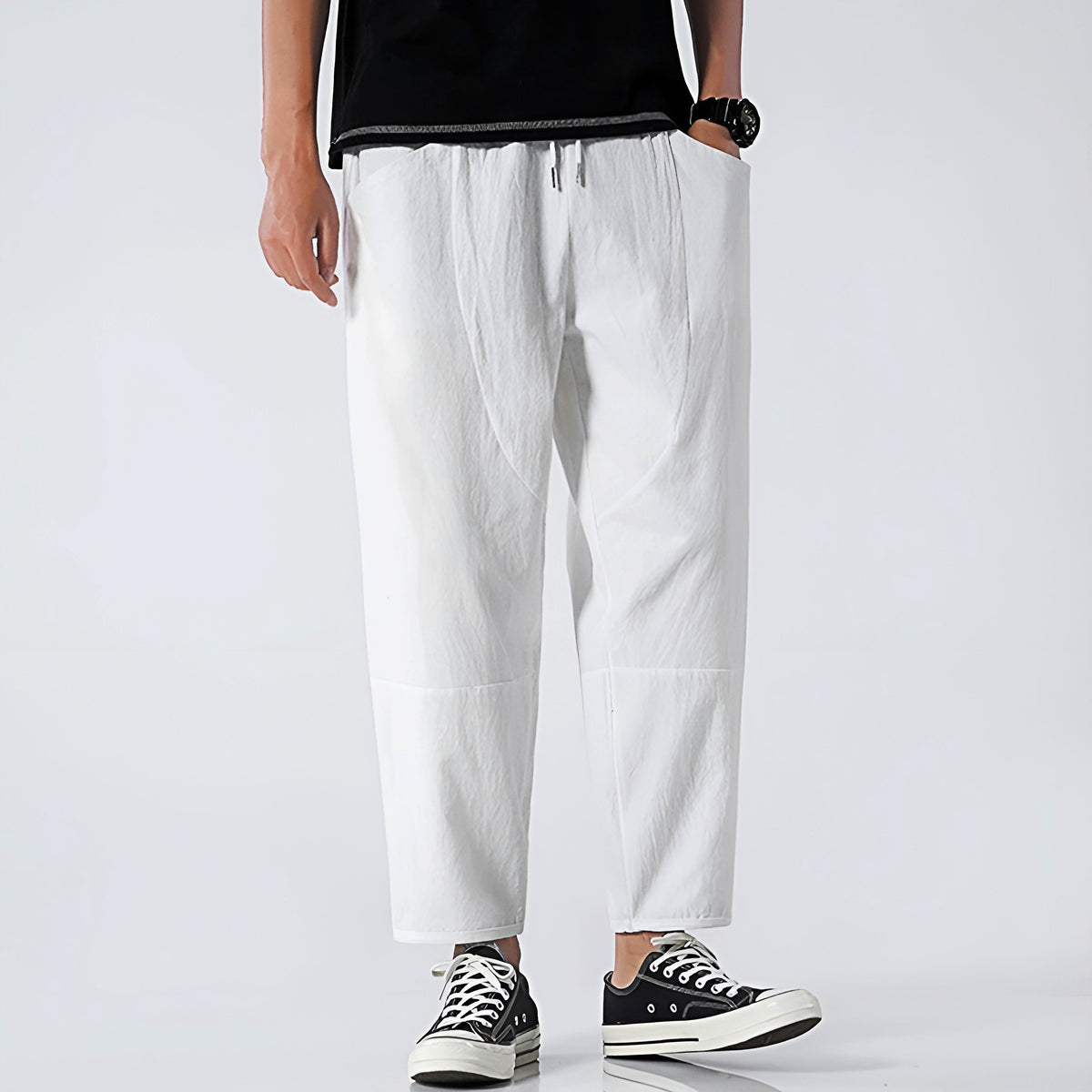 Heren Cropped Broek Casual 11