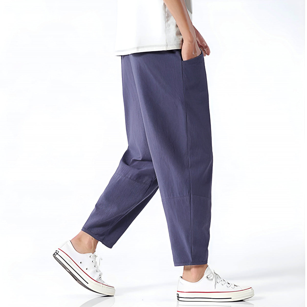 Heren Cropped Broek Casual 1