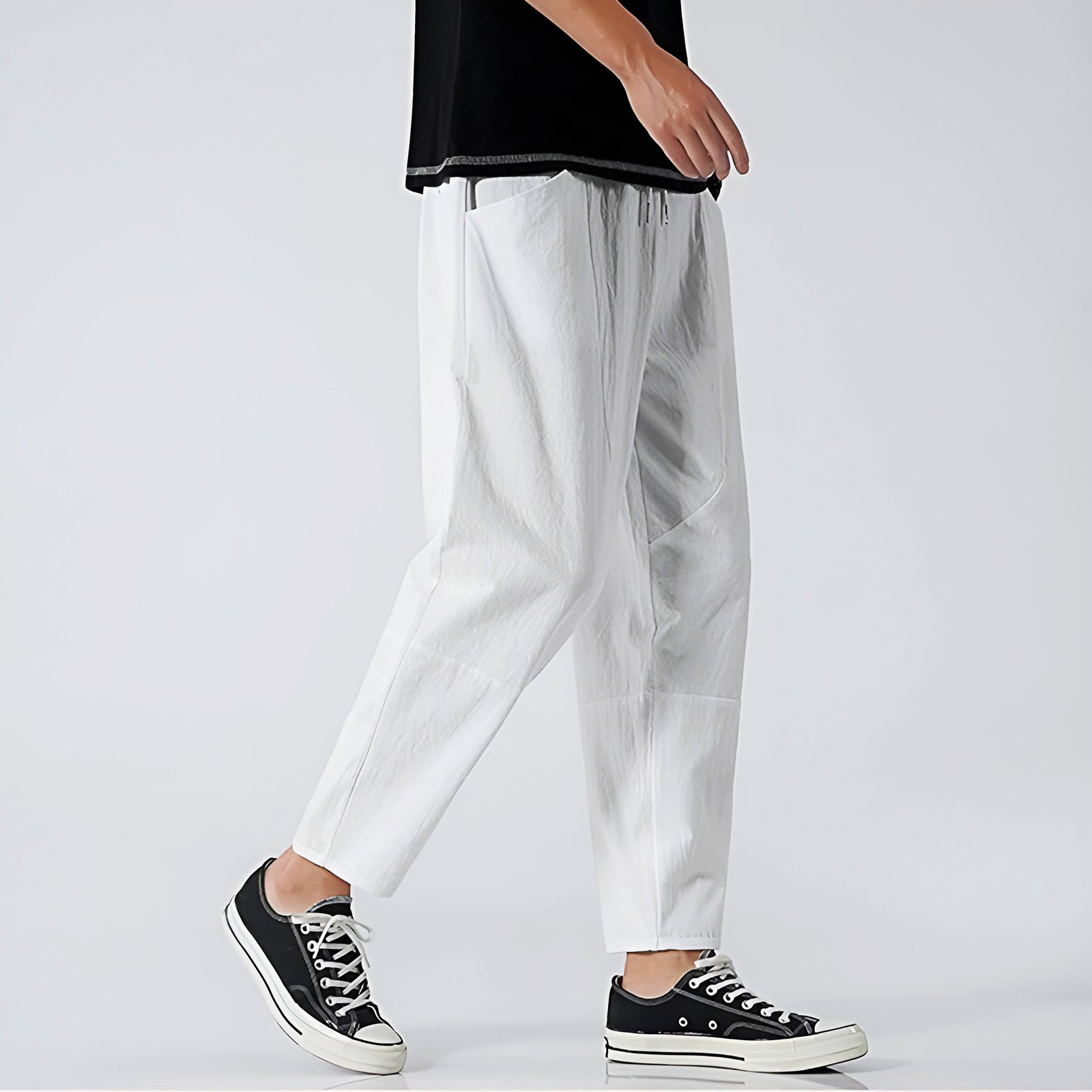 Heren Cropped Broek Casual 3