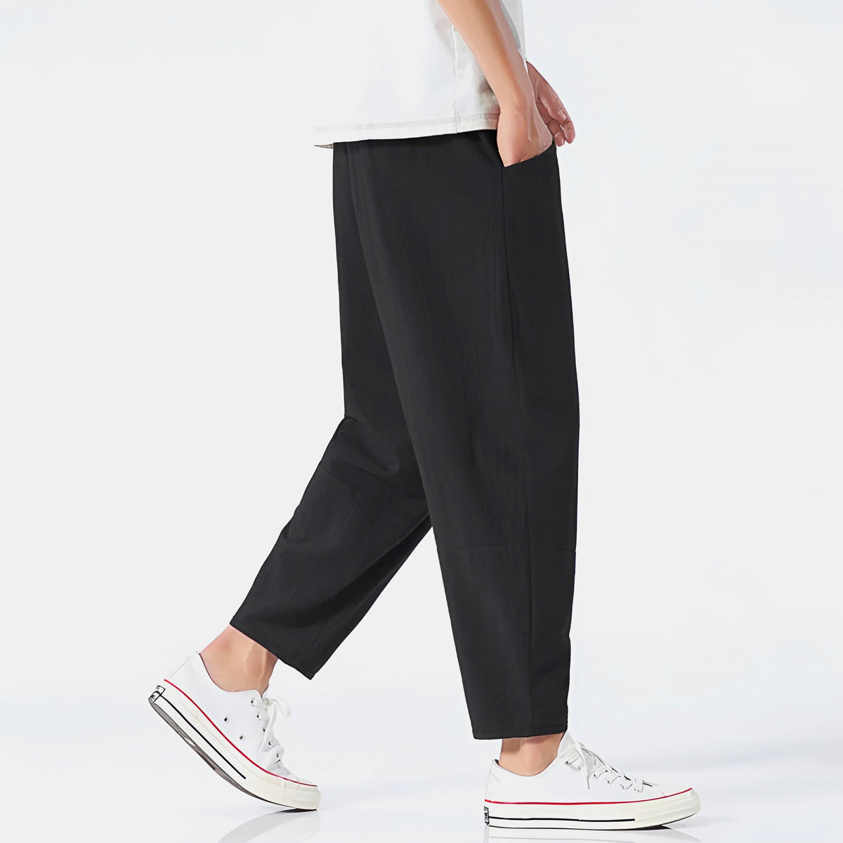 Heren Cropped Broek Casual 3