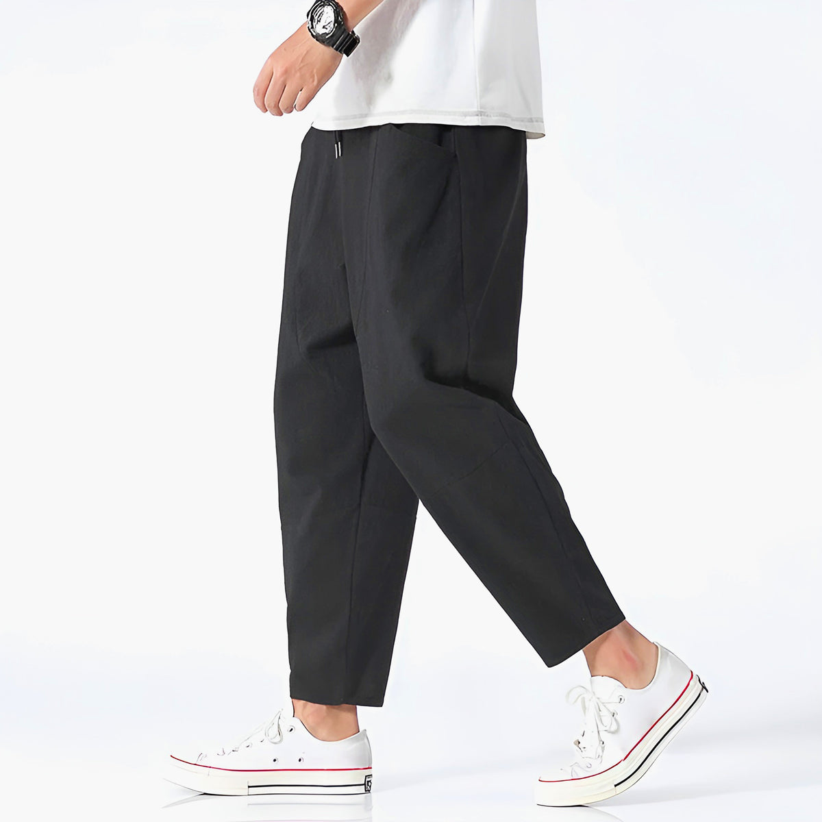 Heren Cropped Broek Casual 4