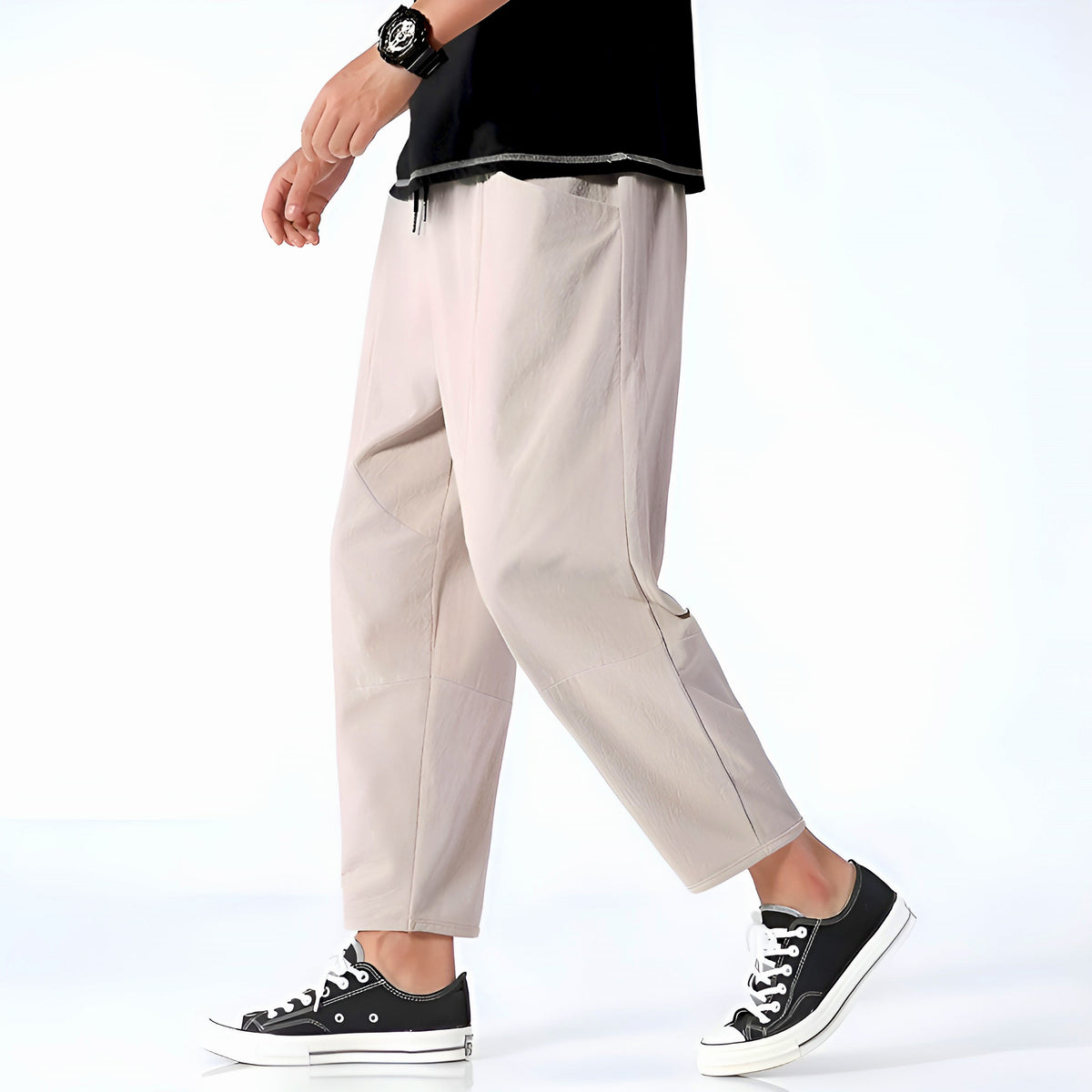 Heren Cropped Broek Casual 5