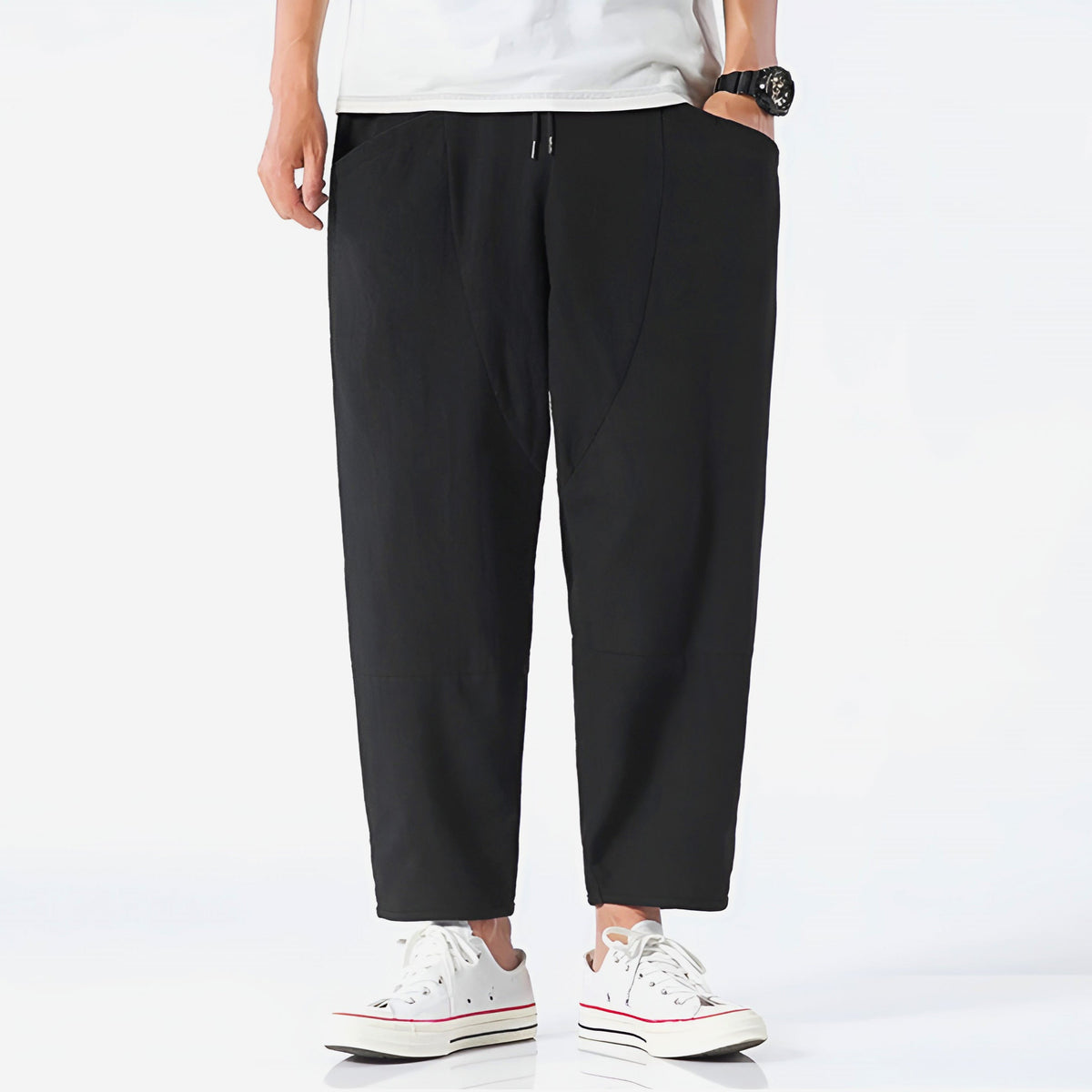 Heren Cropped Broek Casual 5