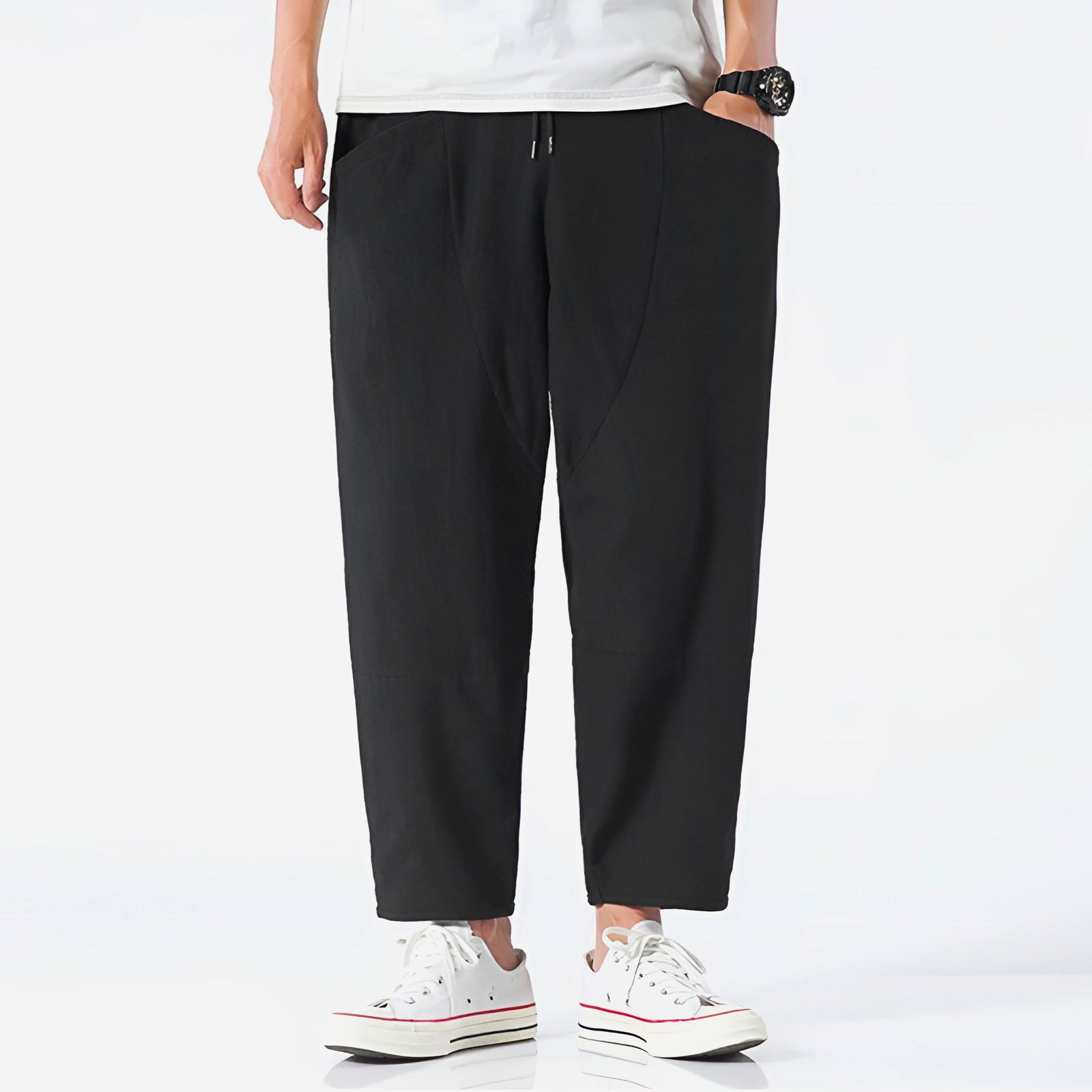 Heren Cropped Broek Casual 5