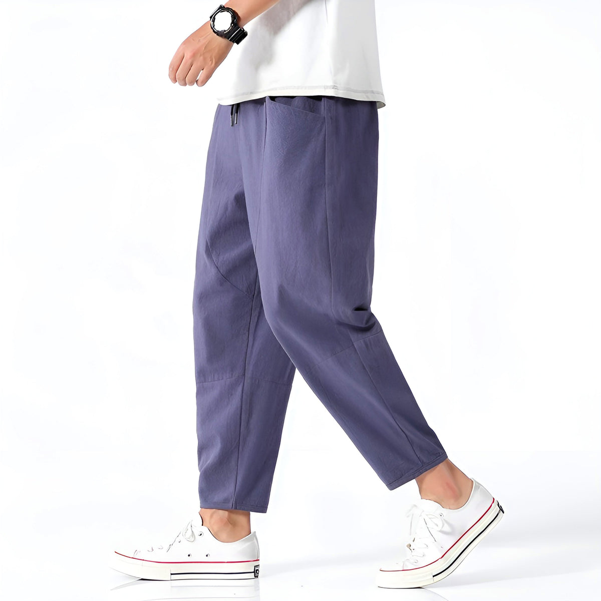 Heren Cropped Broek Casual 9