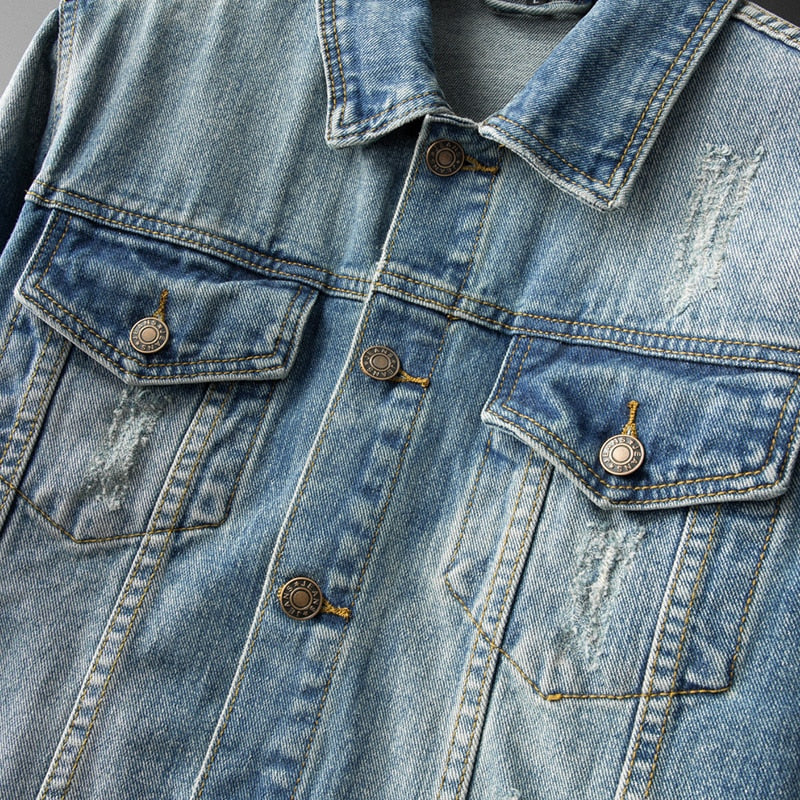 Heren Denim Jacket Met Tijdloos Ontwerp 2