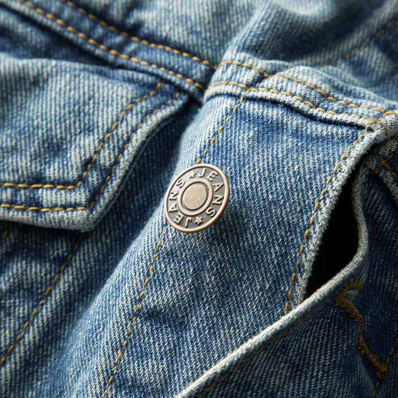 Heren Denim Jacket Met Tijdloos Ontwerp 3