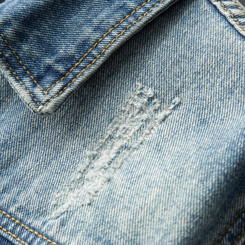 Heren Denim Jacket Met Tijdloos Ontwerp 4