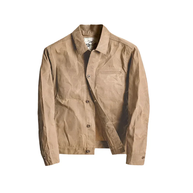 Heren Denim Jacket Vintage Stijl 0