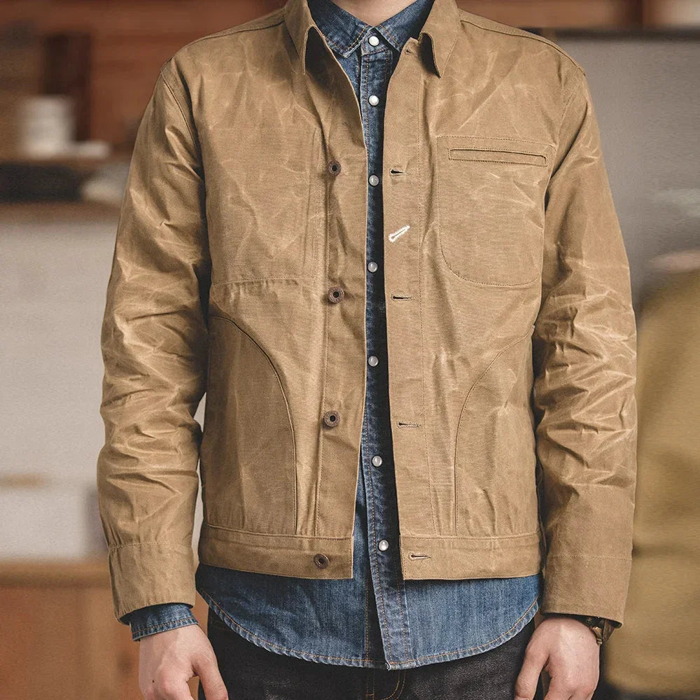 Heren Denim Jacket Vintage Stijl 7