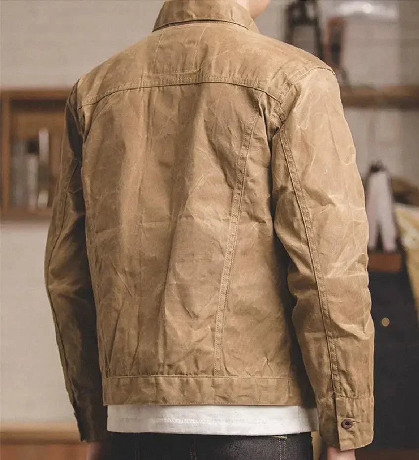 Heren Denim Jacket Vintage Stijl 8