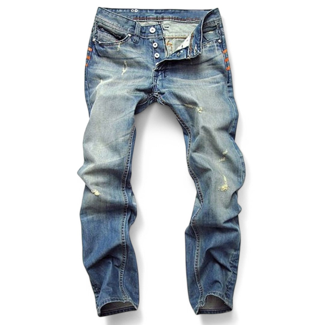 Heren Denim Jeans Casual Stijl Katoen 0