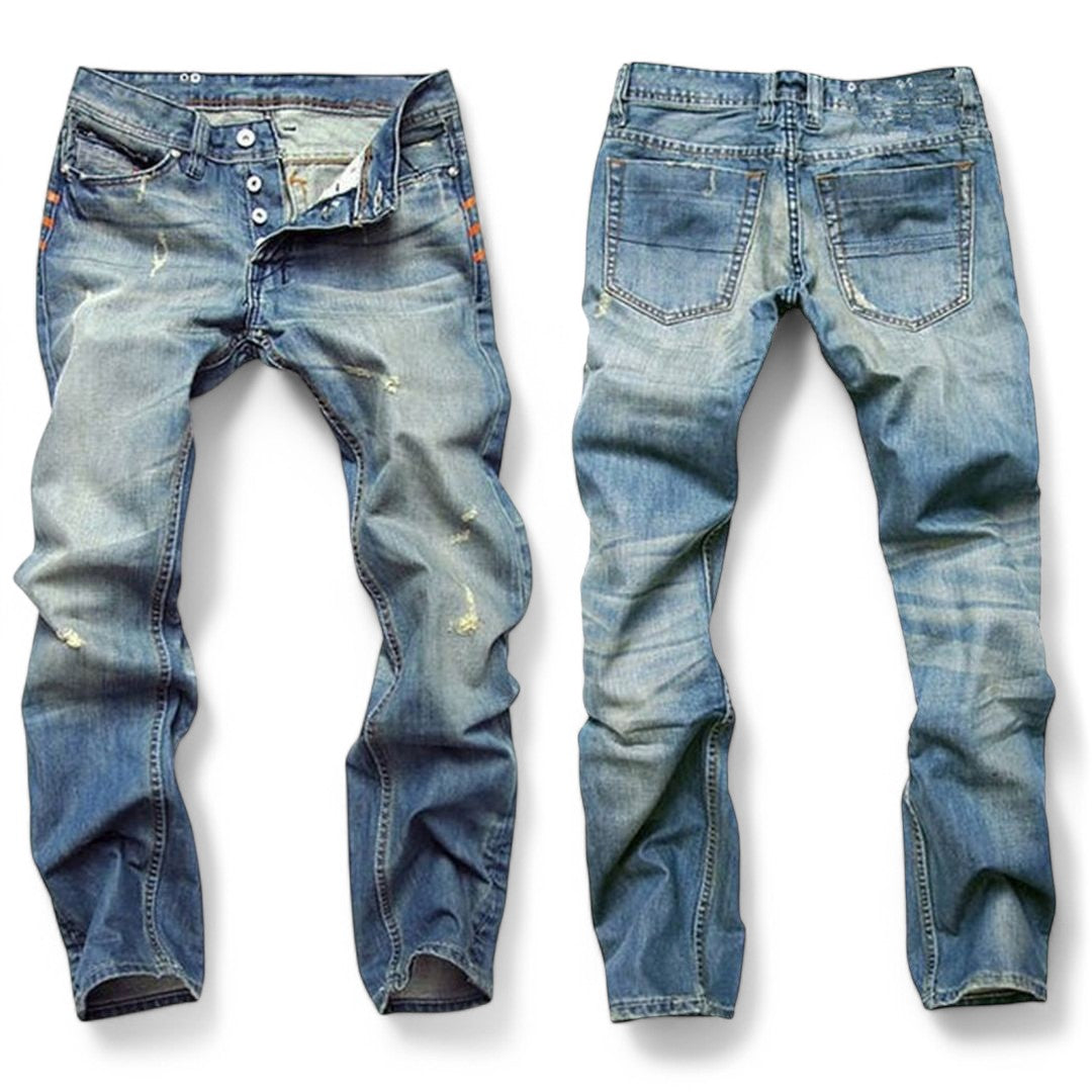 Heren Denim Jeans Casual Stijl Katoen 1