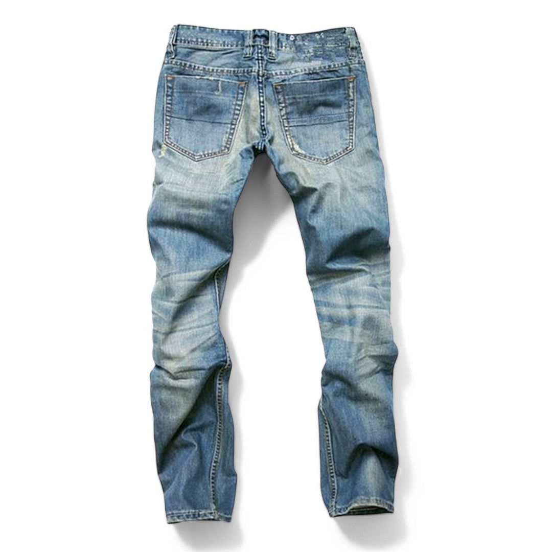 Heren Denim Jeans Casual Stijl Katoen 2