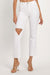Heren Denim Jeans Distressed Wit 1