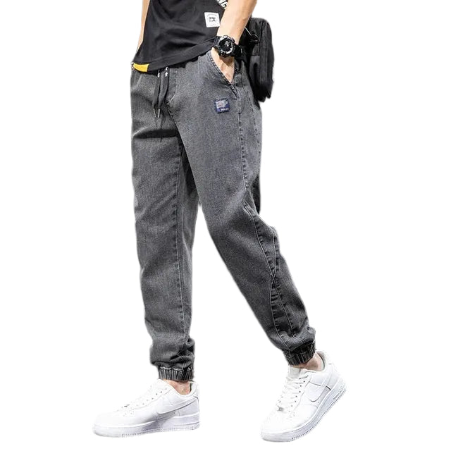 Heren Denim Joggers Casual Stijl 0