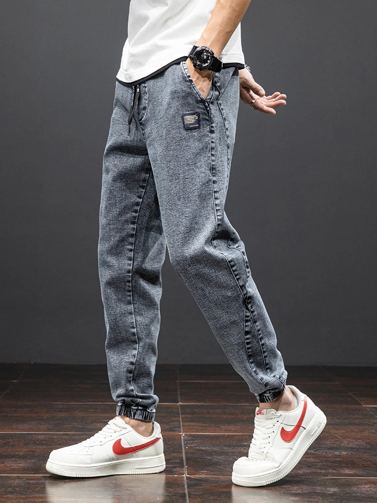 Heren Denim Joggers Casual Stijl 5