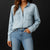 Heren Denim Overhemd Met Knopen 1