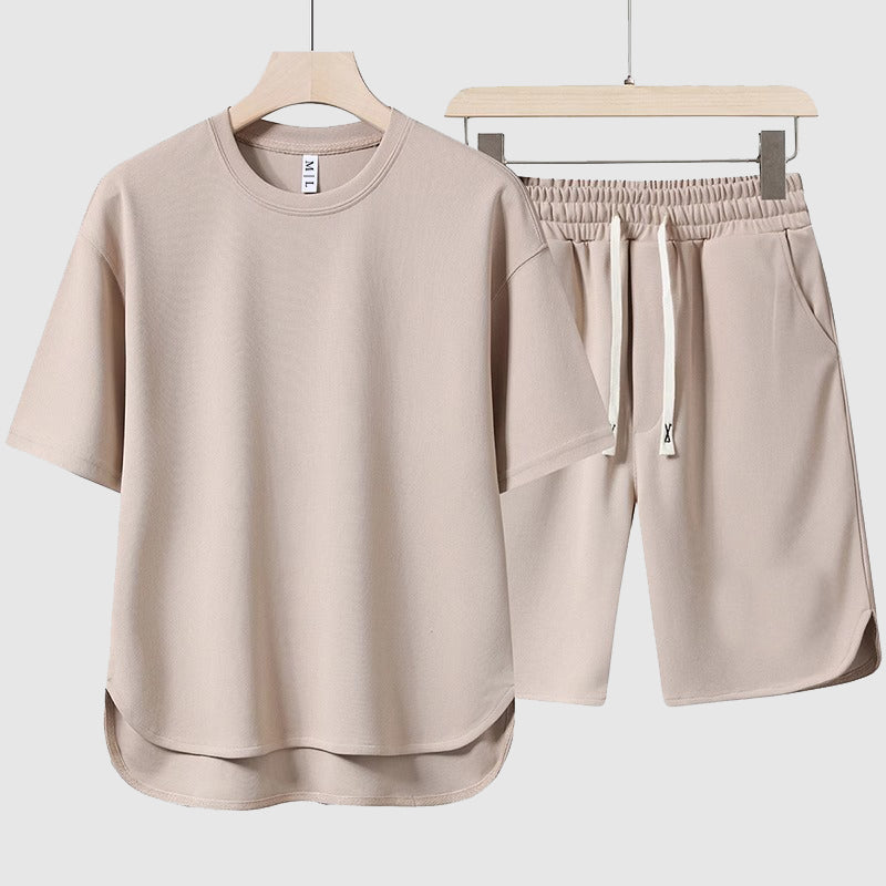 Heren Duo Set T-shirt en Shorts Casual 1
