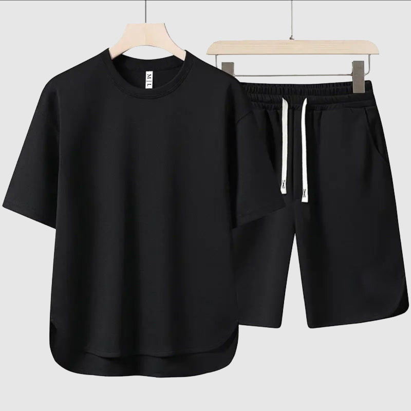 Heren Duo Set T-shirt en Shorts Casual 3