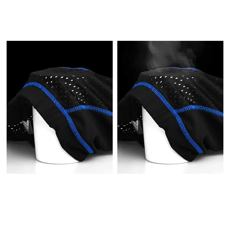 Heren Fietsshorts 5D Ademend Gevoerd Polyester Spandex 2