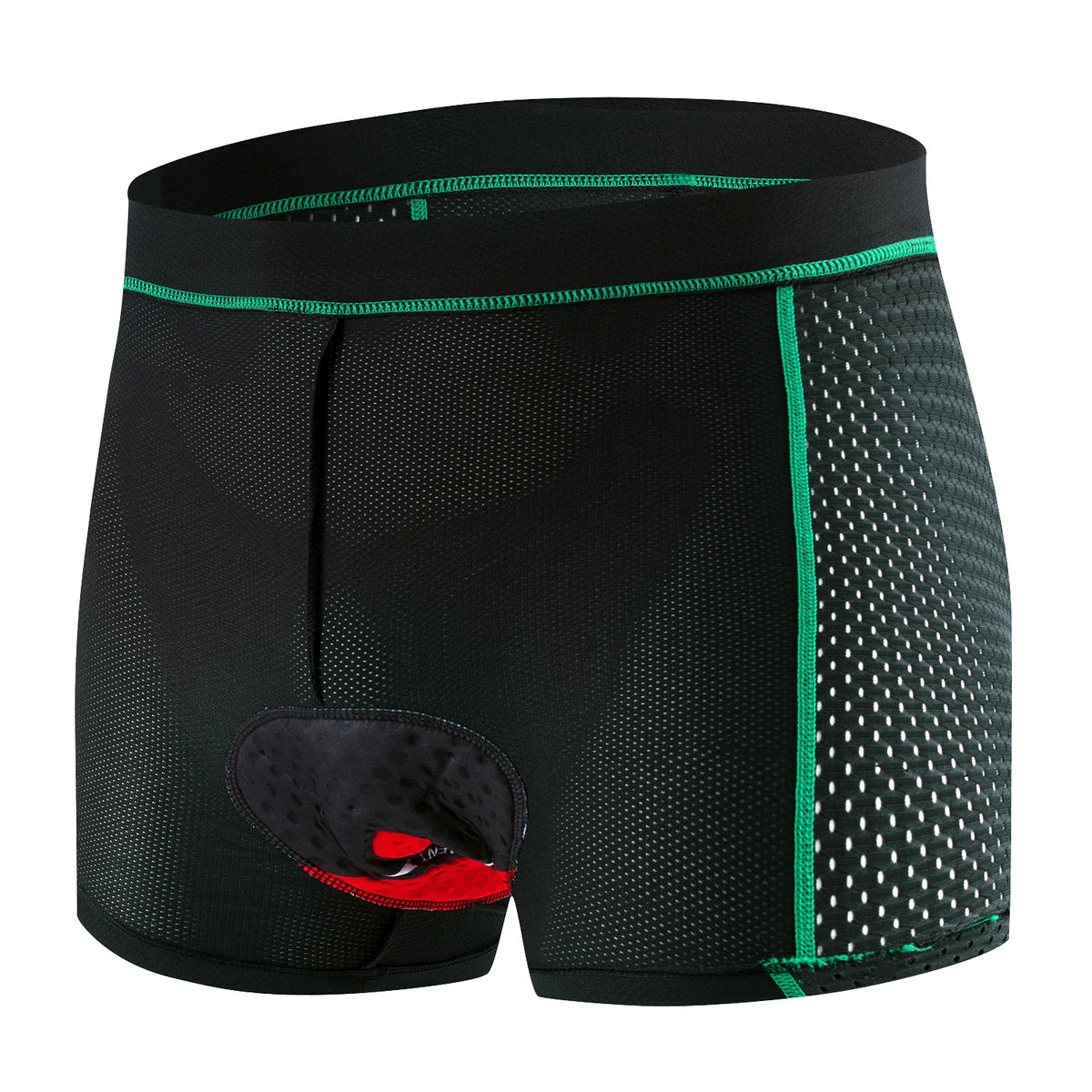 Heren Fietsshorts Ademend Mesh met 5D Pad Elastische Stof 1