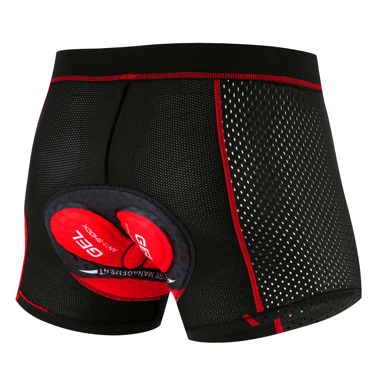 Heren Fietsshorts Ademend Mesh met 5D Pad Elastische Stof 7
