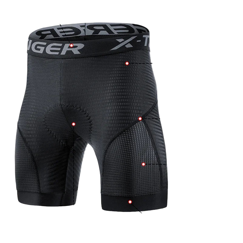Heren Fietsshorts Ademend met Gel Kussen en Reflecterende Accenten 2