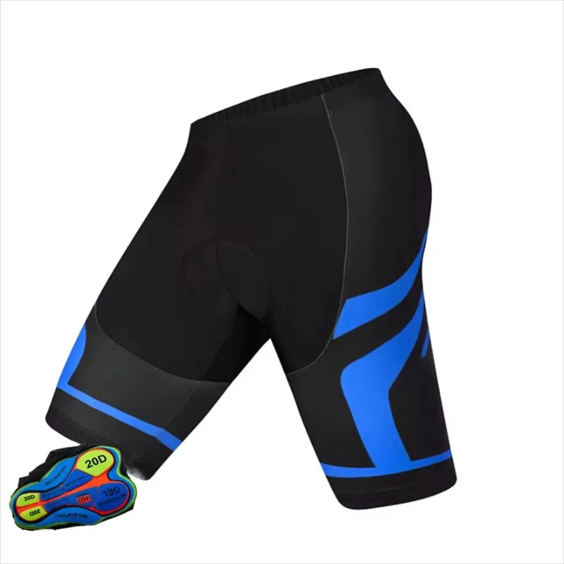 Heren Fietsshorts Met Gel Padding Ademend 2