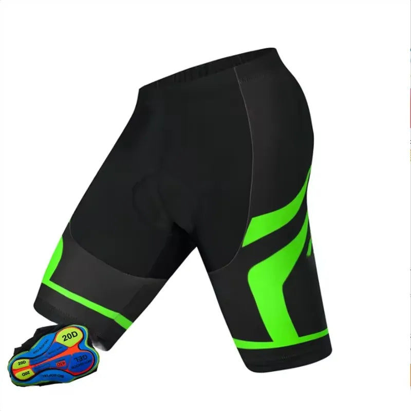 Heren Fietsshorts Met Gel Padding Ademend 3