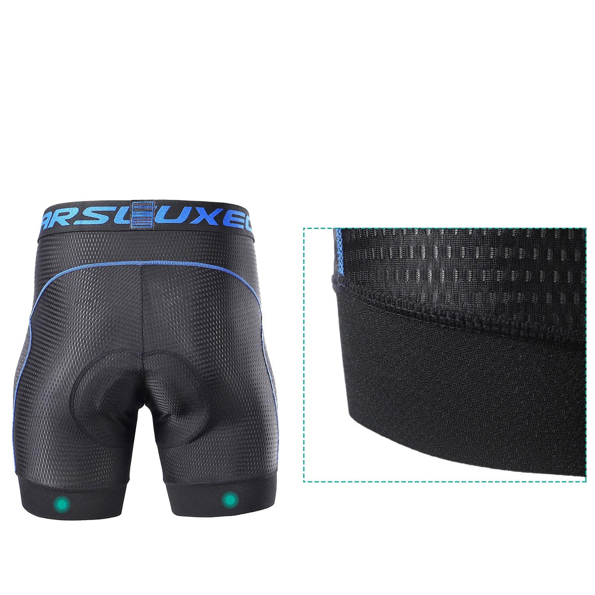 Heren Fietsshorts met 5D Gel Padding Sneldrogend 4