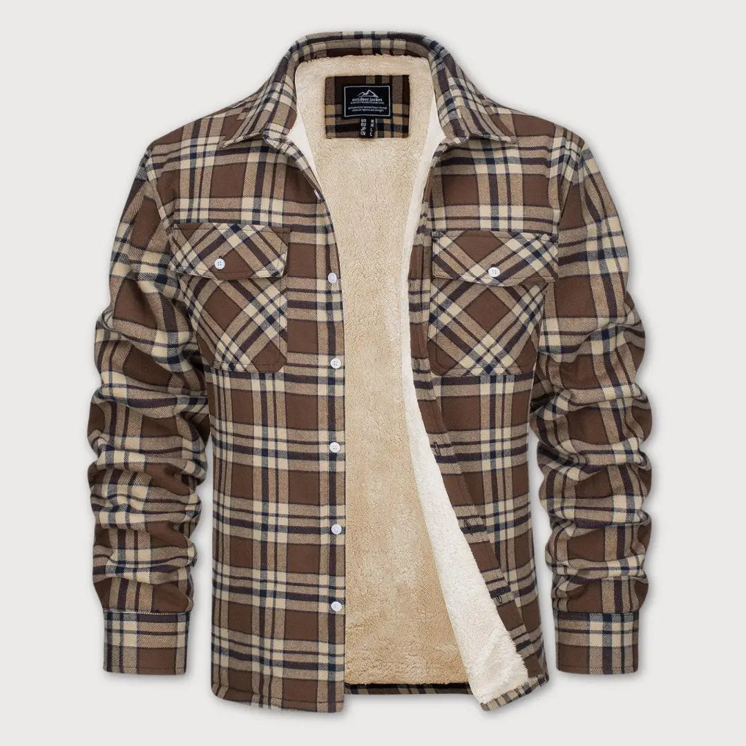 Heren Fleece Gevoerde Jas Modern 0