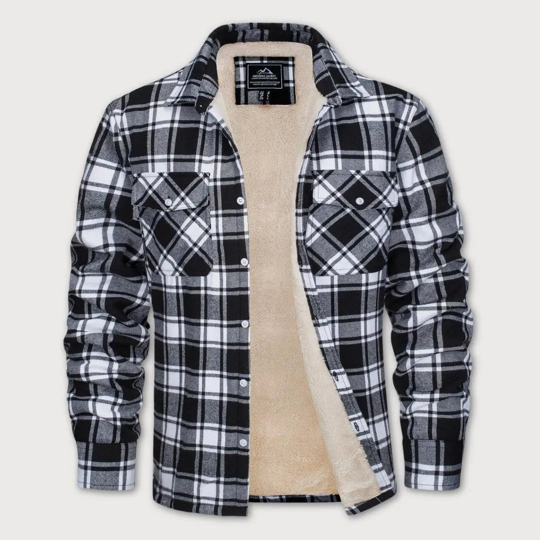 Heren Fleece Gevoerde Jas Modern 11
