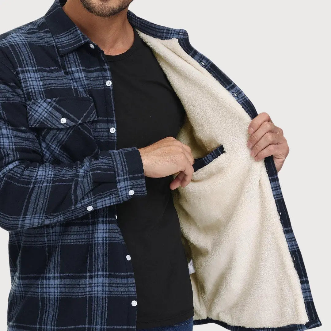 Heren Fleece Gevoerde Jas Modern 3