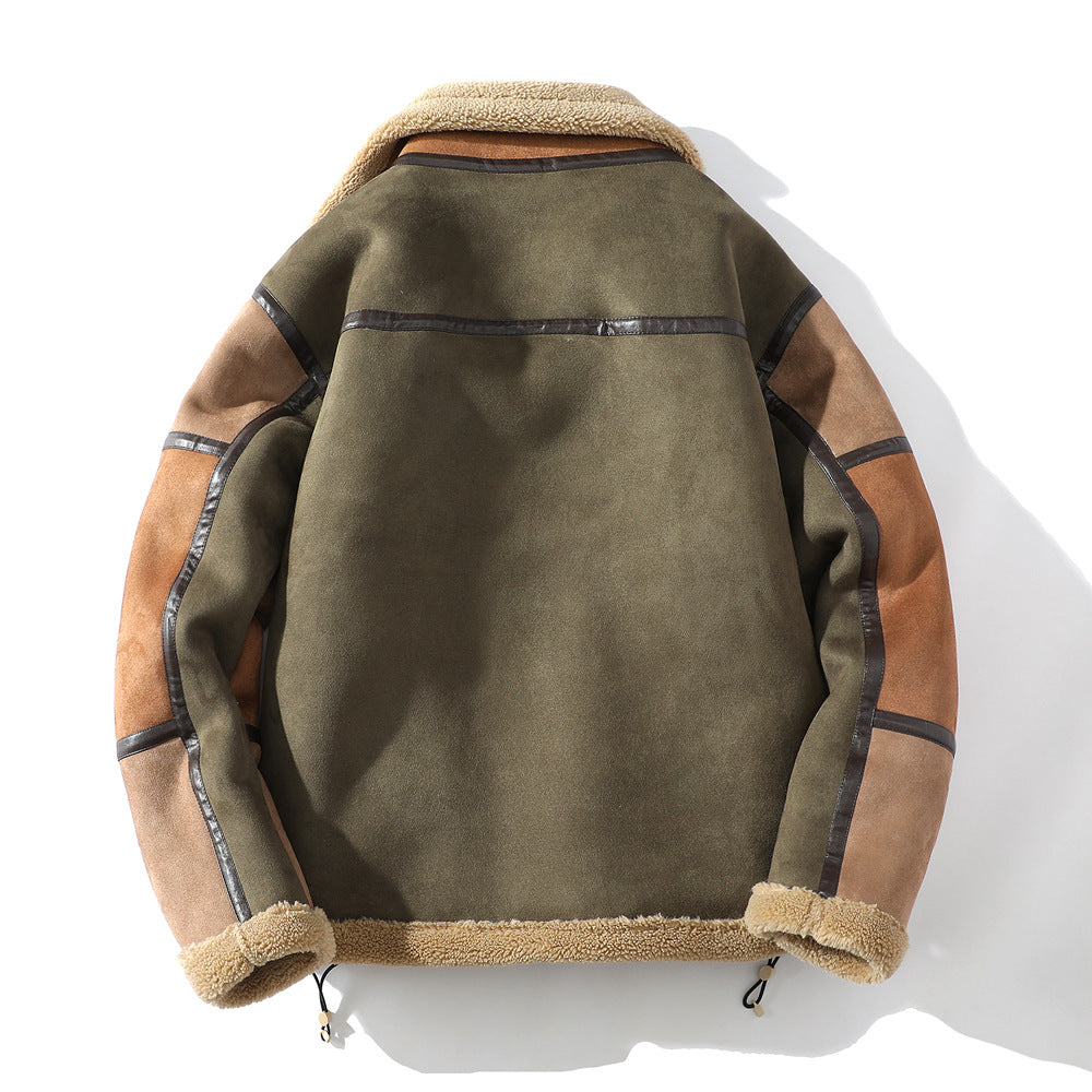 Heren Fleece Jack met Kleurblokken en Ritssluiting 3