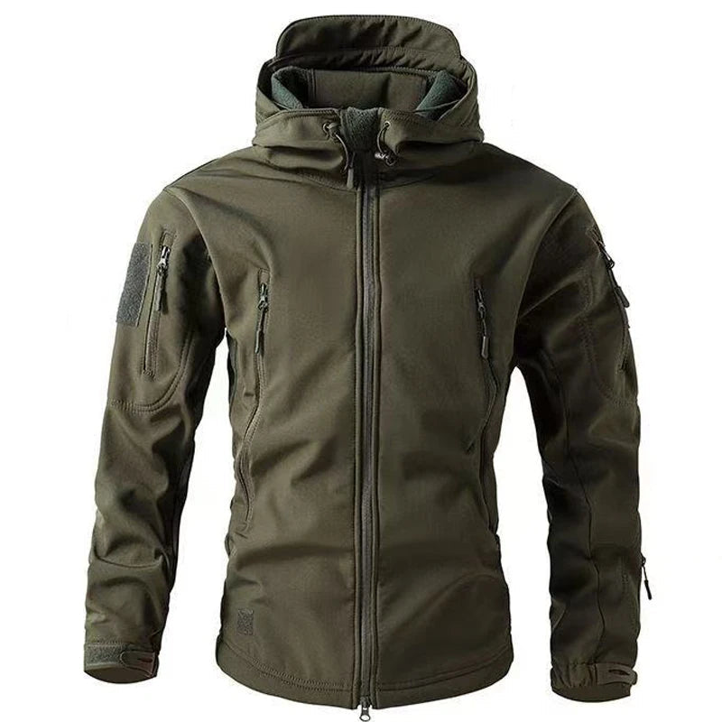 Heren Fleece Jas Waterdicht voor Outdoor Activiteiten met Fleece Voering 8